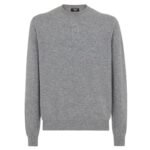 FENDI GRAY WOOL SWEATER
