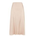 FENDI CHAMPAGNE-COLORED SILK SKIRT