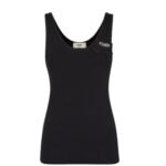 FENDI BLACK JERSEY TOP
