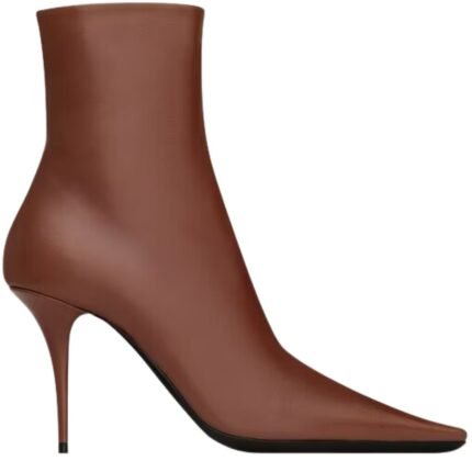 SAINT LAURENT ASHLEY BOOTIES IN SMOOTH LEATHER