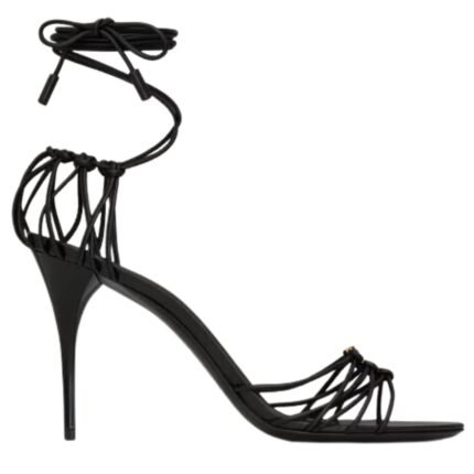 SAINT LAURENT BABYLONE SANDALS IN SMOOTH LEATHER