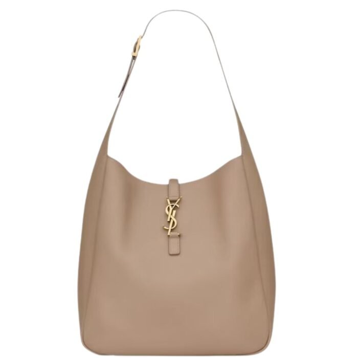 SAINT LAURENT LE 5 À 7 SUPPLE LARGE IN GRAINED LEATHER