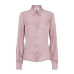 FENDI MAUVE PINK FF SILK SHIRT