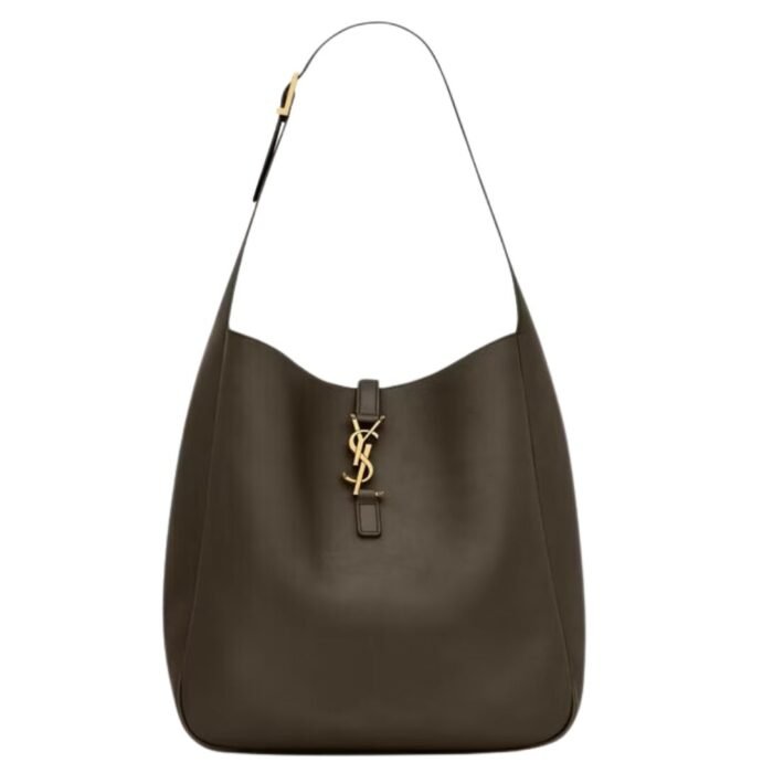 SAINT LAURENT LE 5 À 7 SUPPLE LARGE IN GRAINED LEATHER