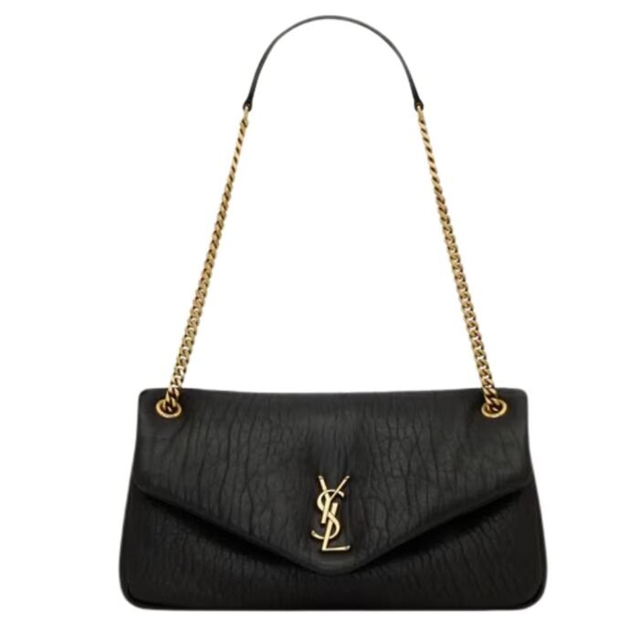 SAINT LAURENT CALYPSO MEDIUM IN GRAINED LAMBSKIN