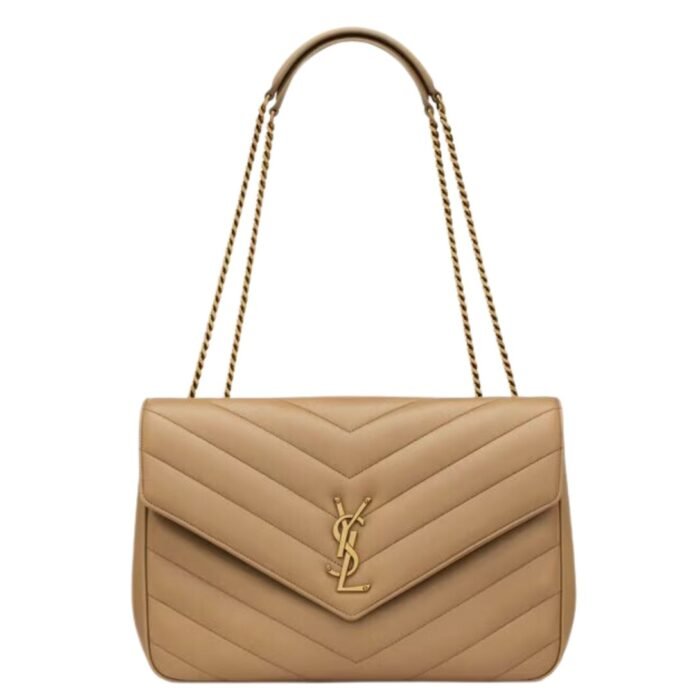 SAINT LAURENT LOULOU LARGE IN MATELASSÉ LAMBSKIN