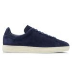 TOM FORD SUEDE WARWICK SNEAKER MIDNIGHT BLUE