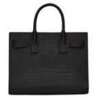 SAINT LAURENT SAC DE JOUR IN CROCODILE EMBOSSED LEATHER NANO