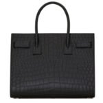 SAINT LAURENT SAC DE JOUR IN CROCODILE EMBOSSED LEATHER BABY