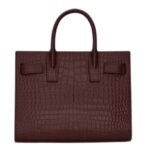 SAINT LAURENT SAC DE JOUR IN CROCODILE EMBOSSED LEATHER NANO