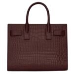 SAINT LAURENT SAC DE JOUR IN CROCODILE EMBOSSED LEATHER NANO