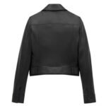 SAINT LAURENT CROPPED JACKET IN LAMBSKIN