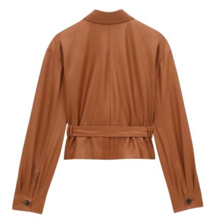 SAINT LAURENT SAHARIENNE SHORT JACKET IN LAMBSKIN