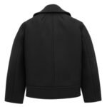 SAINT LAURENT OVERSIZED PEACOAT IN WOOL