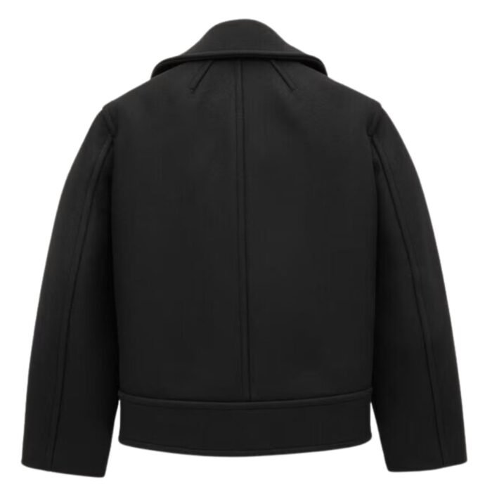 SAINT LAURENT OVERSIZED PEACOAT IN WOOL