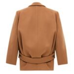 SAINT LAURENT SHORT COAT IN WOOL
