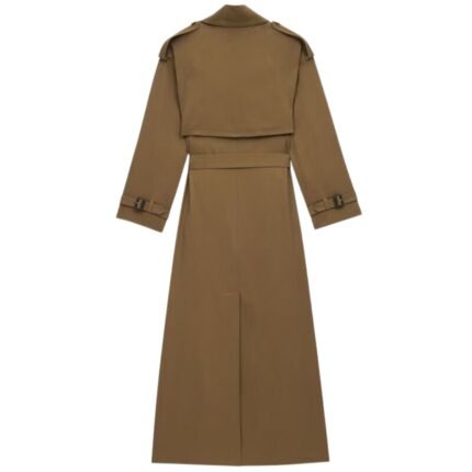 SAINT LAURENT TRENCH COAT IN COTTON TWILL