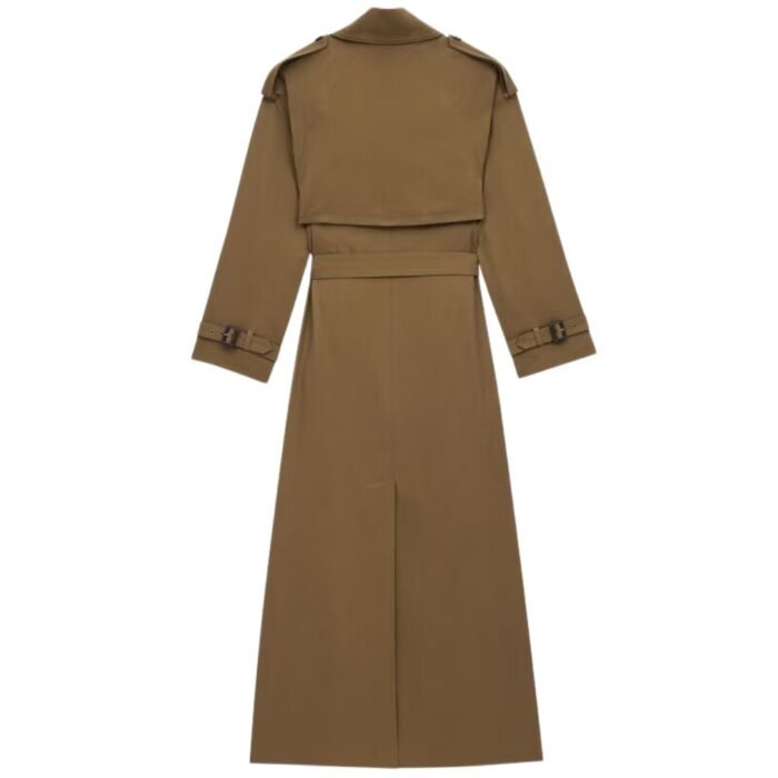 SAINT LAURENT TRENCH COAT IN COTTON TWILL