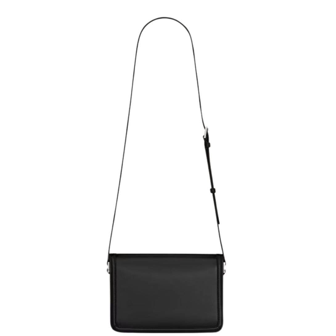 2 SAINT LAURENT SOLFERINO MEDIUM SATCHEL IN SMOOTH LEATHER