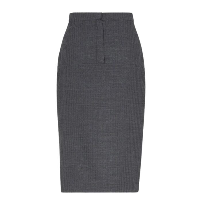 FENDI PINSTRIPED WOOL SKIRT