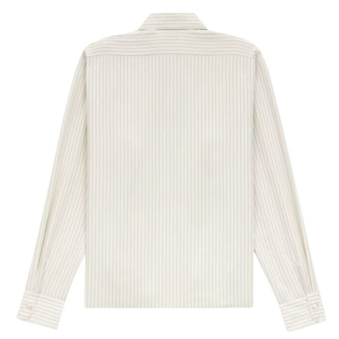 SAINT LAURENT STRIPED TUNIC SHIRT