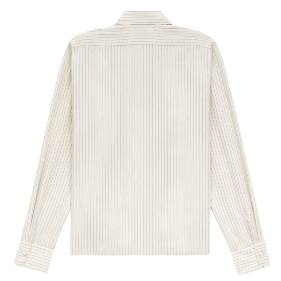 2 SAINT LAURENT STRIPED TUNIC SHIRT