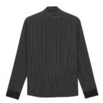SAINT LAURENT CASSANDRE SHIRT IN STRIPED SILK