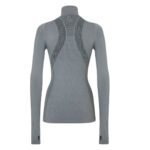 FENDI SKI SWEATER BLUE TECHNICAL FABRIC SWEATER