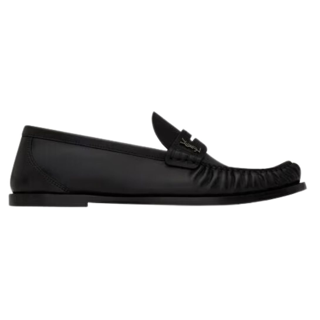 2 SAINT LAURENT LOAFERS IN SMOOTH LEATHER