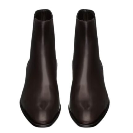 SAINT LAURENT WYATT CHELSEA BOOTS IN SMOOTH LEATHER