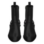 SAINT LAURENT WYATT HARNESS BOOTS IN SMOOTH LEATHER