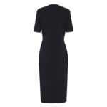 FENDI BLACK FF VISCOSE DRESS