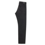 SAINT LAURENT LOOSE FIT JEANS IN USED BLACK DENIM