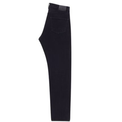 SAINT LAURENT MICK LONG JEANS IN MIDNIGHT BLACK DENIM