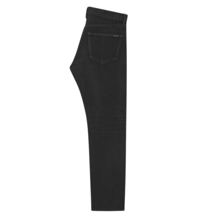 SAINT LAURENT MICK JEANS IN BLACK DENIM