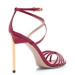 TOM FORD PATENT LEATHER IDA SANDAL RASPBERRY