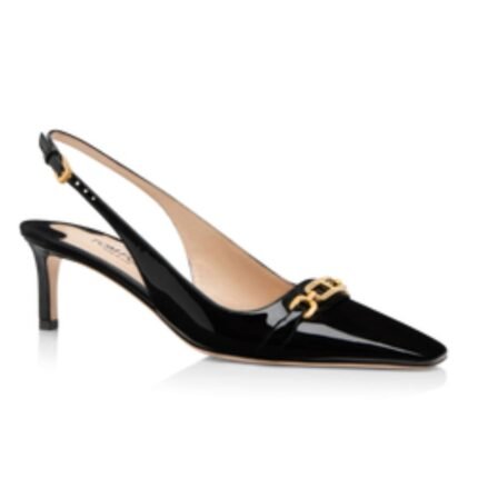 TOM FORD PATENT LEATHER WHITNEY SLINGBACK BLACK