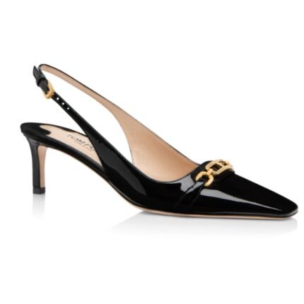 TOM FORD PATENT LEATHER WHITNEY SLINGBACK IVORY