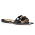 TOM FORD PATENT LEATHER WHITNEY SLIDE BLACK