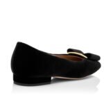TOM FORD VELVET AND GROS GRAIN AUDREY BALLERINA FLAT