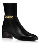 TOM FORD LEATHER WHITNEY ANKLE BOOT