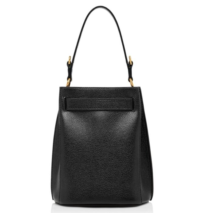 TOM FORD GRAIN LEATHER AUDREY MINI BUCKET BAG