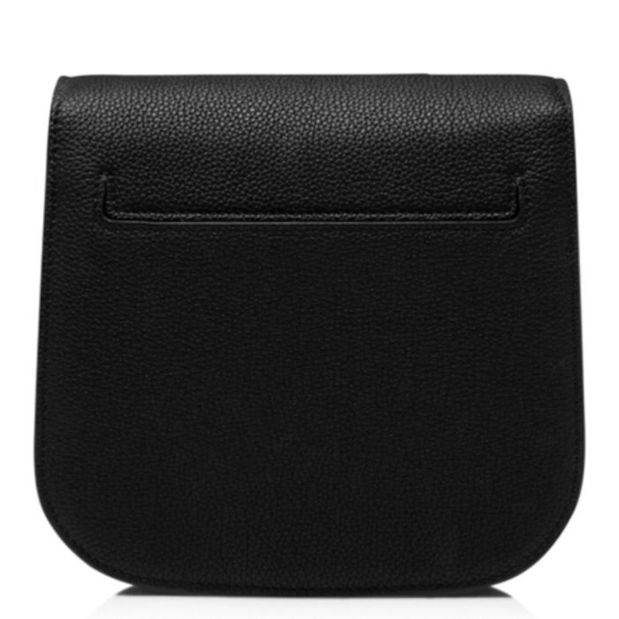 TOM FORD GRAIN LEATHER TARA MINI CROSSBODY BLACK