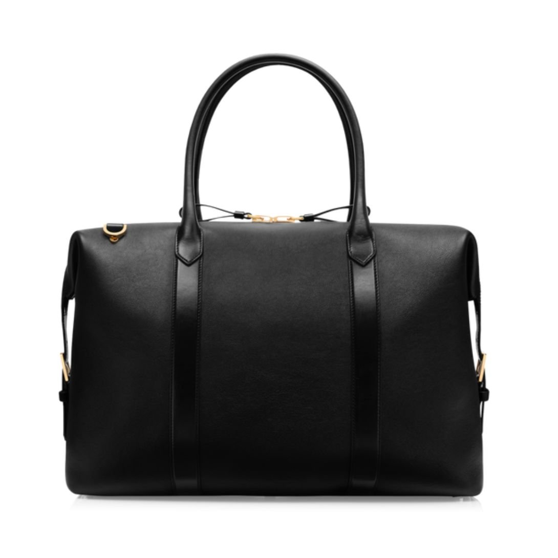 2 TOM FORD SMOOTH LEATHER SIDE BUCKLE HOLDALL