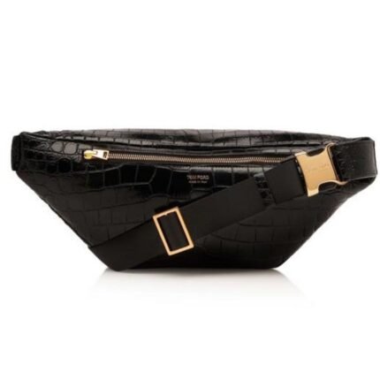 TOM FORD PRINTED ALLIGATOR BUCKLEY BELT BAG