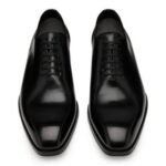 TOM FORD BURNISHED LEATHER ELKAN LACE UP