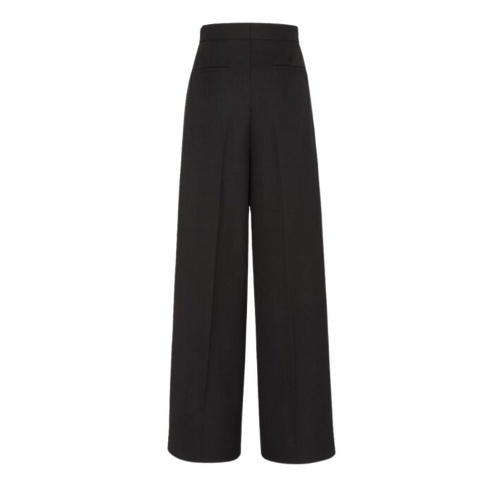 FENDI GRAIN DE POUDRE WOOL PANTS