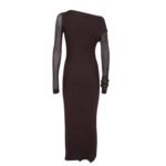 FENDI DRESS DARK PURPLE YARN
