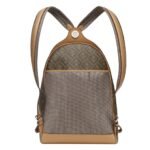 FENDI DIAGONAL CHIODO MEDIUM FF CANVAS BACKPACK