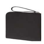 FENDI SMALL YELLOW SELLERIA POUCH WITH 312 HAND-SEWN STITCHES